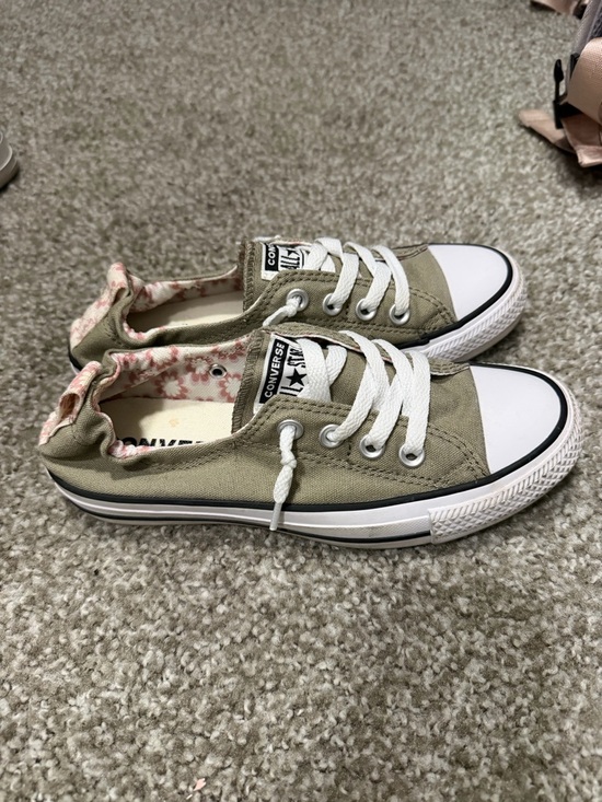 Converse All Stars Shoes - Converse Chuck Taylor All Star Low Top Sneakers - Olive